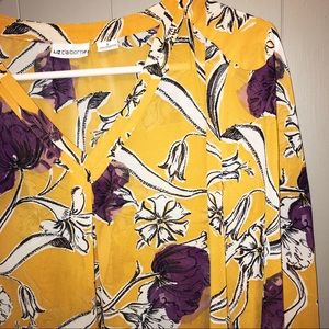 Yellow Liz Claiborne Top